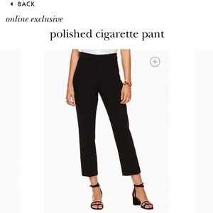 NWT Kate Spade Cigarette Pant